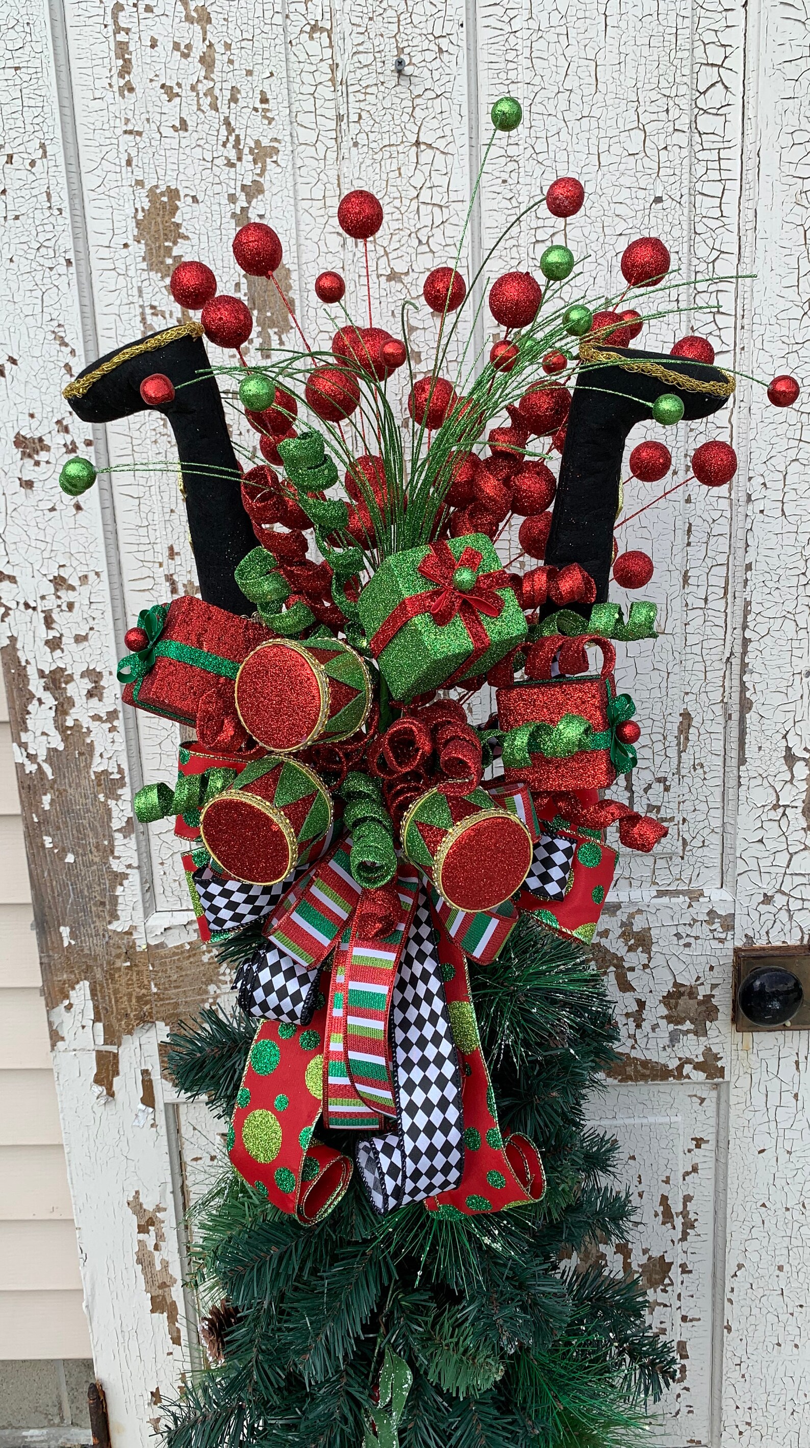 Christmas Nutcracker Tree Topper Christmas Tree Topper Etsy