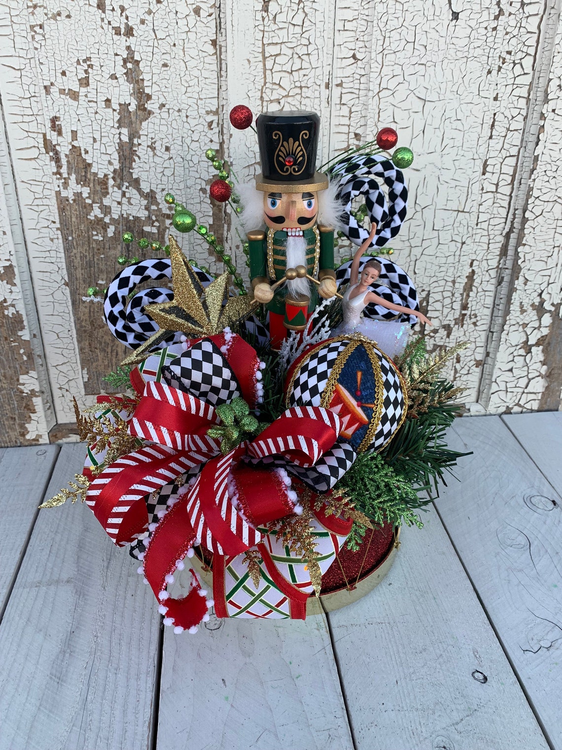 Christmas Nutcracker Centerpiece Christmas Nutcracker Table - Etsy