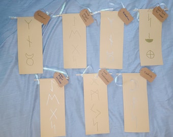 Banners de hechizos hechos a mano: se pueden personalizar
