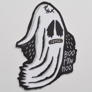 Boo Hoo Ghost - Sticker