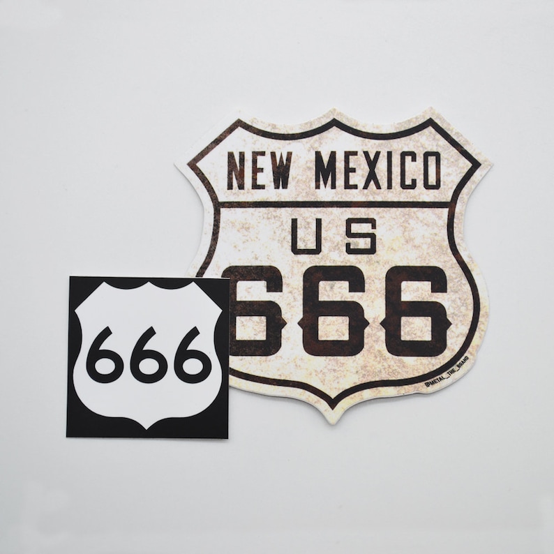 New Mexico Route 666 - Sticker - Etsy