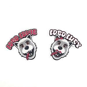 Lobo Louie/ Lobo Lucy Sticker