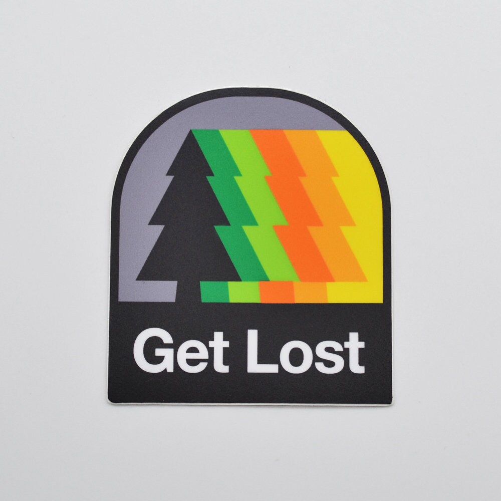 Get Lost - Sticker - Etsy