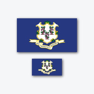Connecticut Flag - Sticker