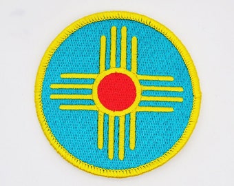 Turquoise Zia - Embroidered Patch