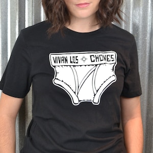 Vivan Los Chones Unisex T-Shirt (Black) - New Mexico Shirt