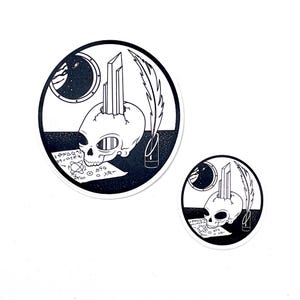 Alchemy Alien Skull - Sticker