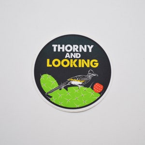 Thorny and Looking (rund) - Aufkleber