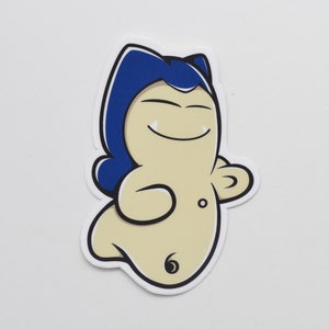 Snorlax Scary Gary - Sticker