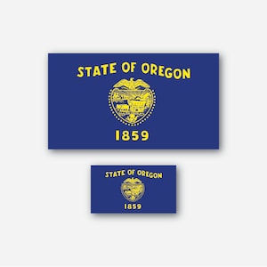 Oregon Flag - Sticker
