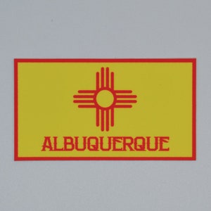 New Mexico Flag ABQ- Sticker