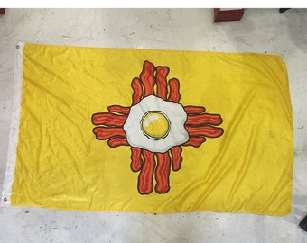 Frühstück Zia Flagge - New Mexico Flagge