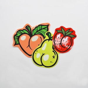 Eachy&#39;s Fruit Butts - Sticker Pack
