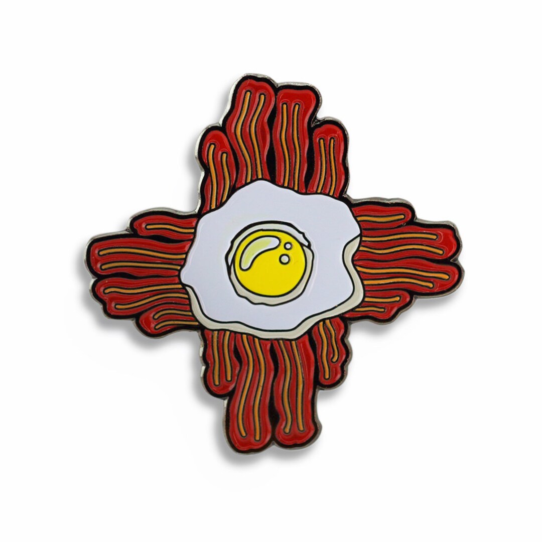 Breakfast Zia – Enamel Pin - Etsy