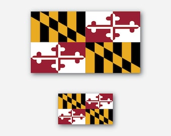 Maryland Flag - Sticker