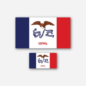 Iowa Flag - Sticker