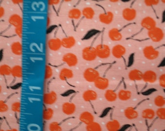 Red Coral Cherry  100%  Cotton fabric Material by the Yard Fat Quarter