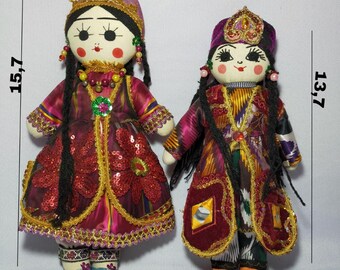 Uzbek doll, national toys, soft toys