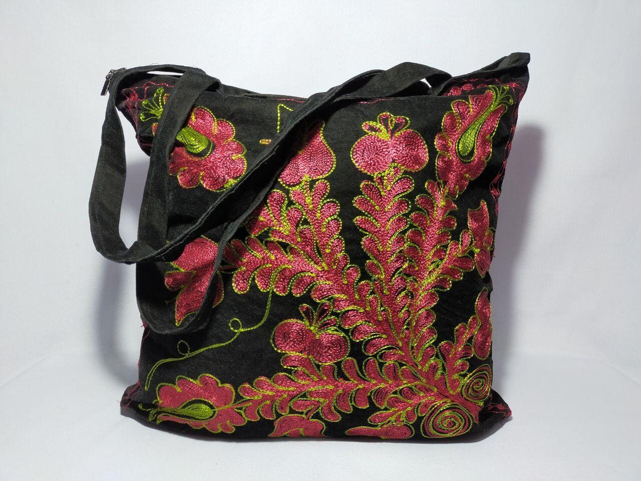 Hand Embroidered Bag Antique Bag Etsy