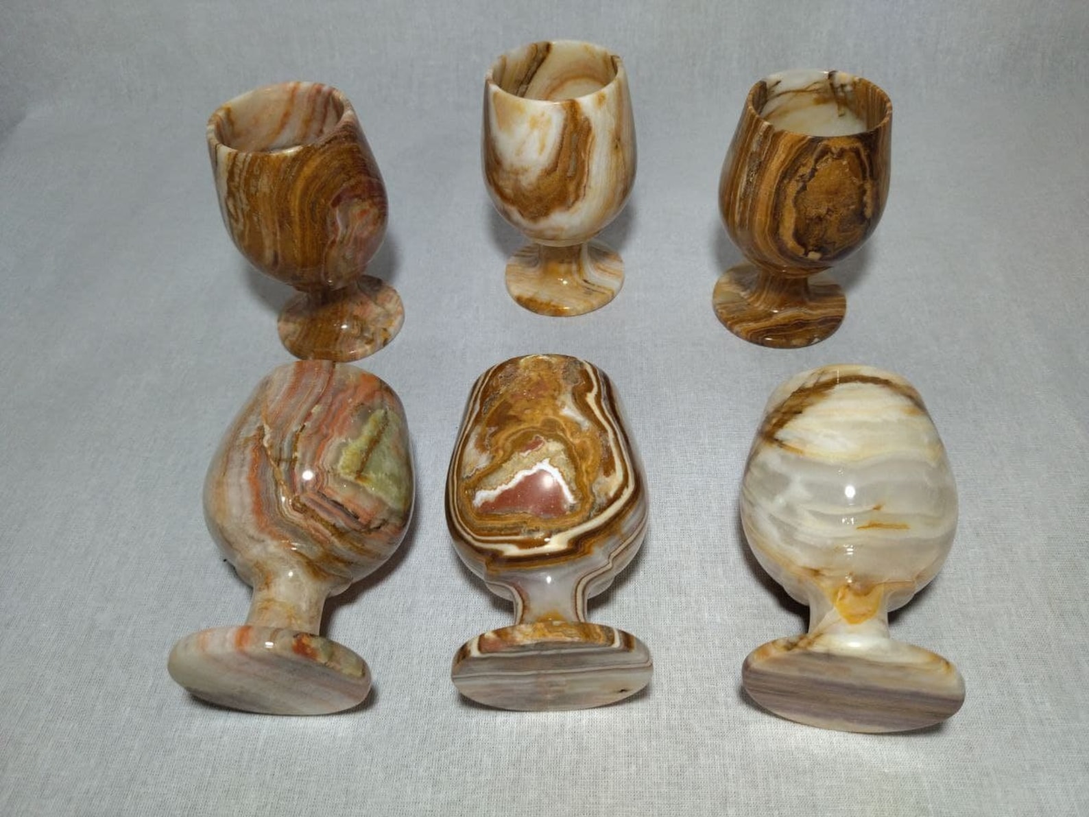 Marble Wine Glasses. Onyx Goblets Etsy