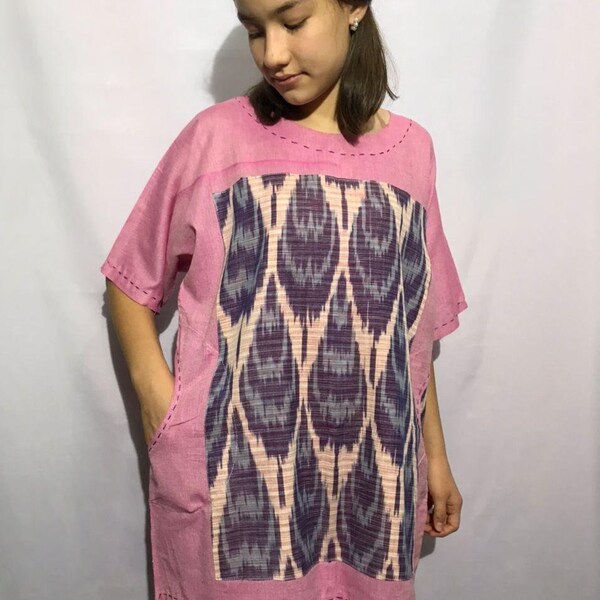 Free size tunic, vintage national dress