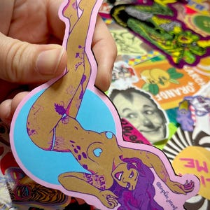 Tattoo Pinup Sticker