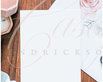 Download Free Layflat of wedding party invitation with pastel tones PSD Template