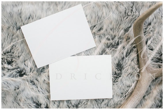 Download Free Blank Stationery Invitation Holiday Christmas Card Mockup Stock Photo (PSD) - Living Room ...