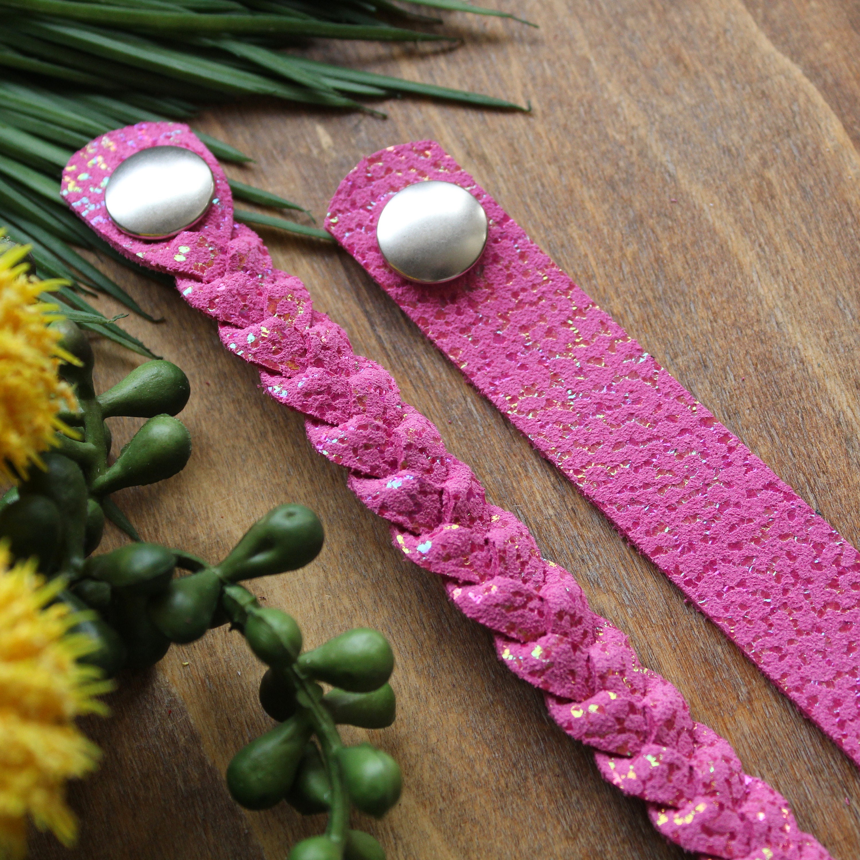 ブレスレット LABEL K BRAIDED FABRIC BRACELET (BR-TISSE_PINKDREAMLIFE) 💖 DIY Chunky Statement Liberty Fabric Braid Charm Bracelet