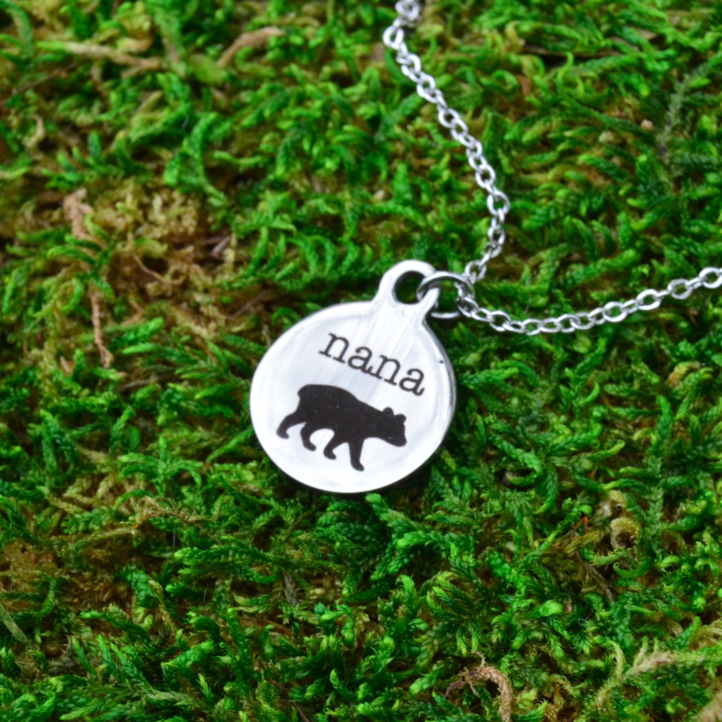 Grandma Bear Necklace Nana Bear Necklace Gift for Grandma Gift for Nana You Choose