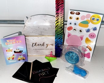 Wedding Activity Box for Kids, Busy Box, Activity Box, Party Favor, Wedding Boxes for Kids