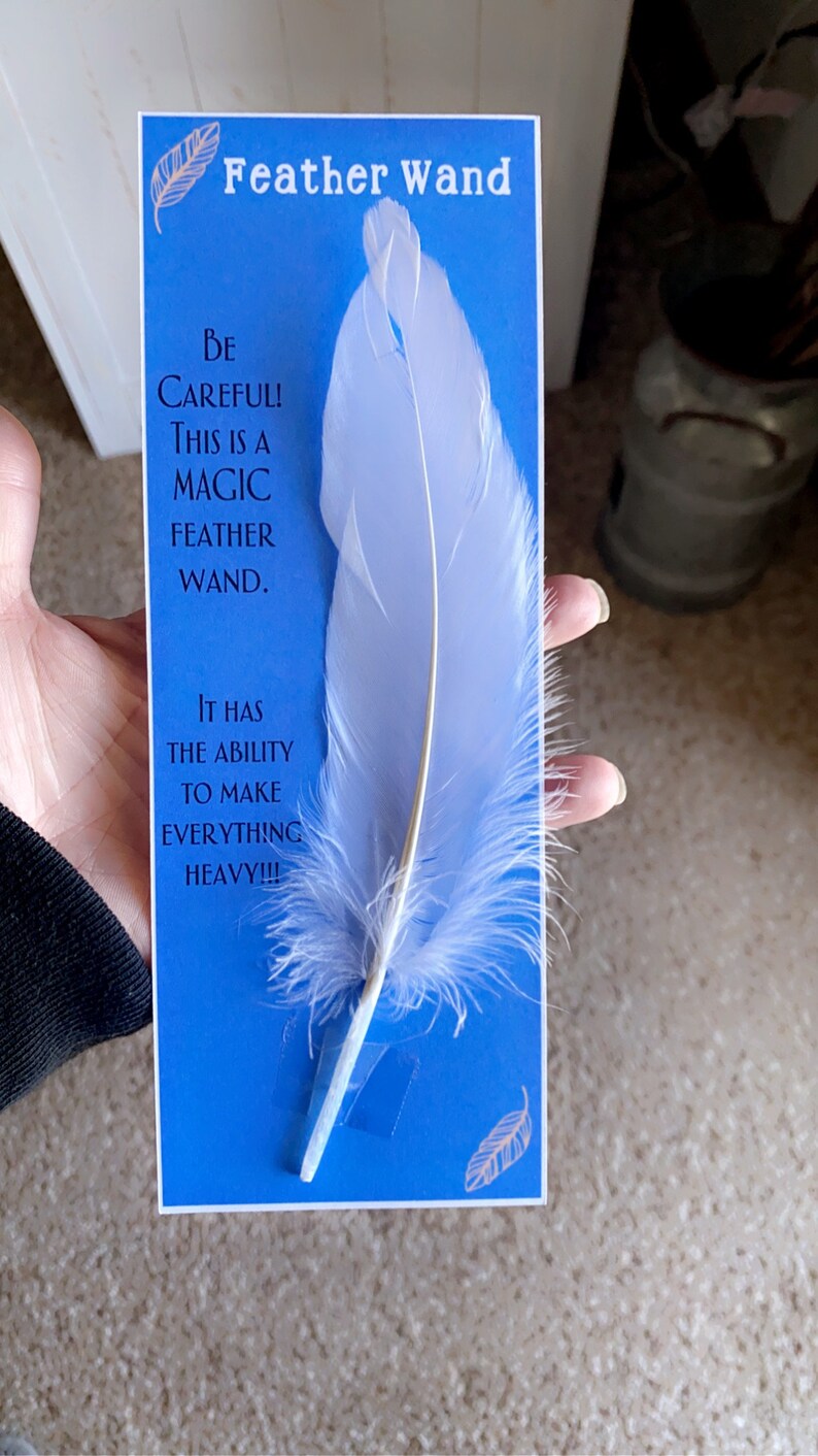 Physical Item Bluey Feather Wand Party Favor Bluey Party Etsy