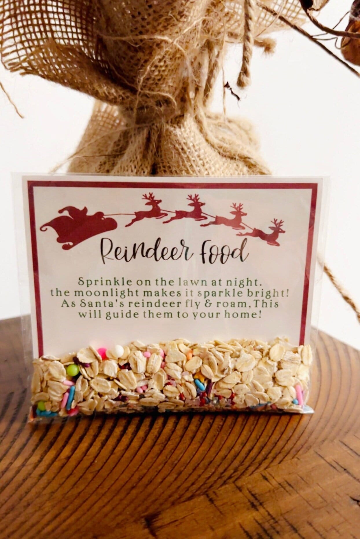 Magic Reindeer Food, Santas Reindeers, Food for Santas Reindeers Etsy
