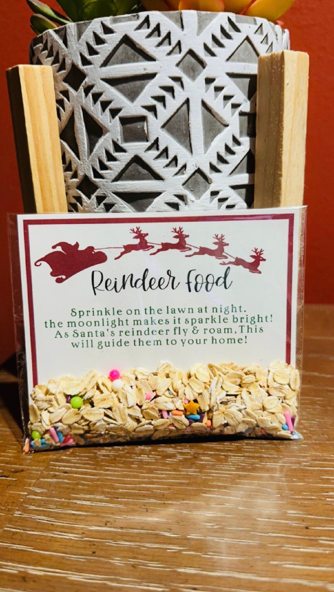 Magic reindeer food santas reindeers food for santas reindeers etsy