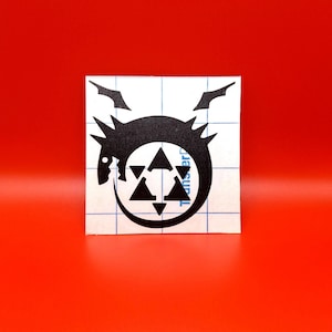Oracle Vinyl 651 Full Metal Alchemist Uroboros Tattoo Car Window Door Decal
