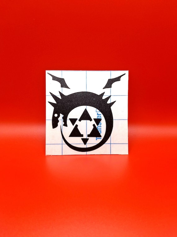 Oracle Vinyl 651 Full Metal Alchemist Uroboros Tattoo Car Window Door Decal