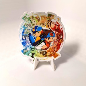 Megaman Battle Network Anniversary Waterproof Decal Sticker