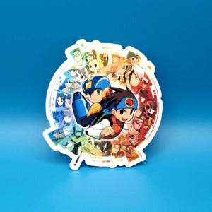Megaman Battle Network Anniversary Waterproof Decal Sticker