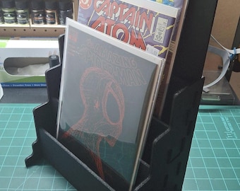 3-Tier Foamboard Display Stand File for Comics, Magazines, Zines, Books and other Literature