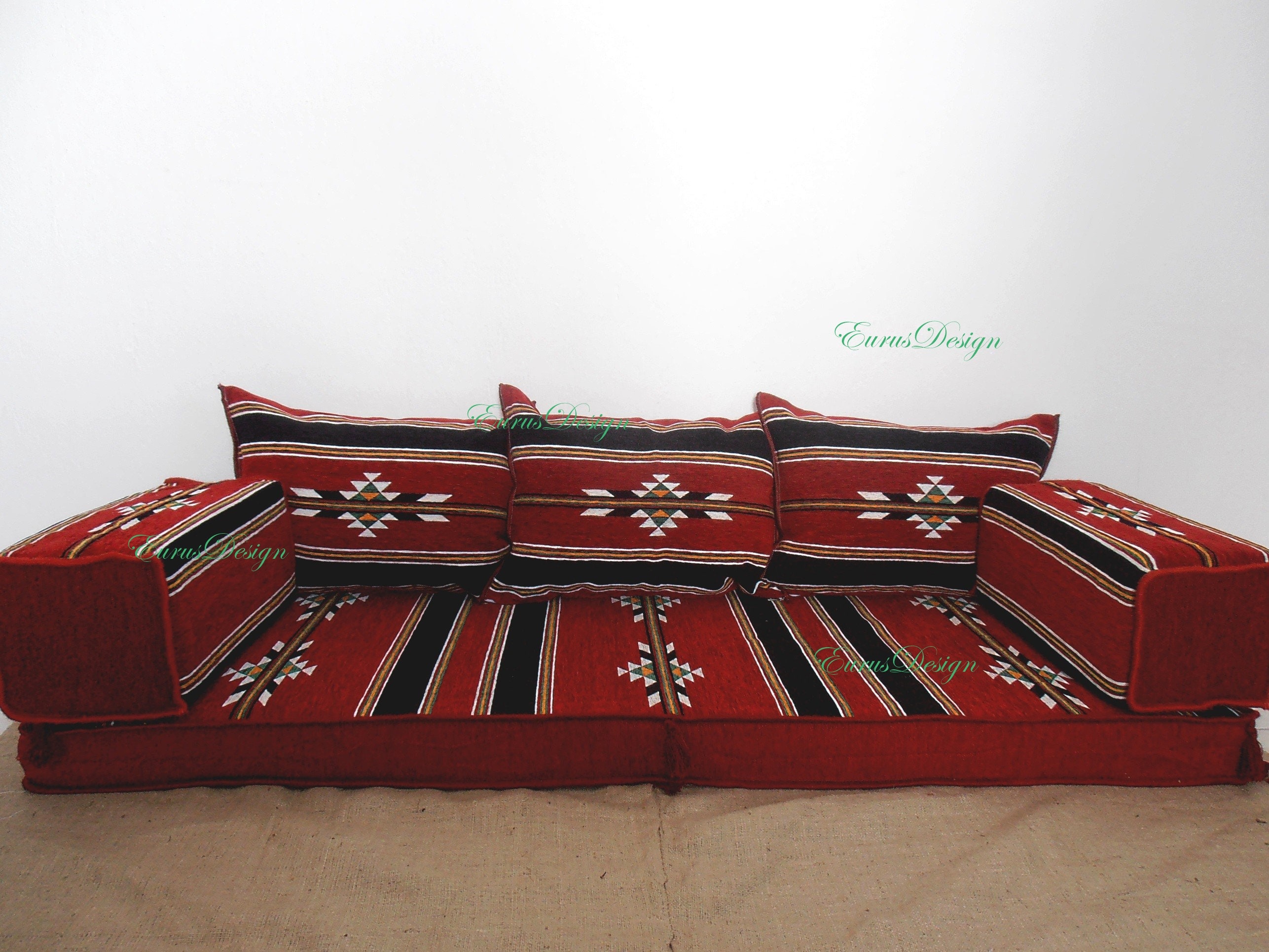 Estilo árabe majlis piso conjunto de sofá sofá de piso el | Etsy