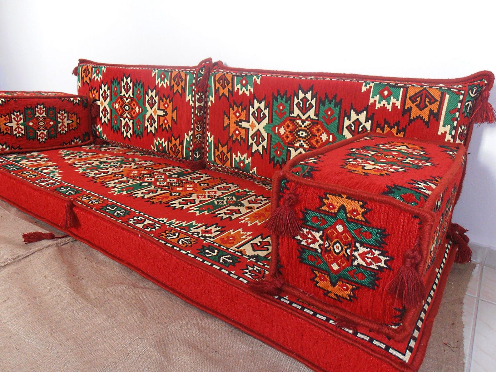 Arabic Style Majlis Floor Sofa Set Floor Couch Oriental Etsy