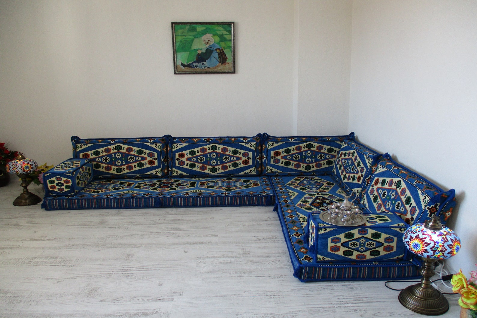 Estilo árabe majlis piso conjunto de sofá sofá de piso el | Etsy