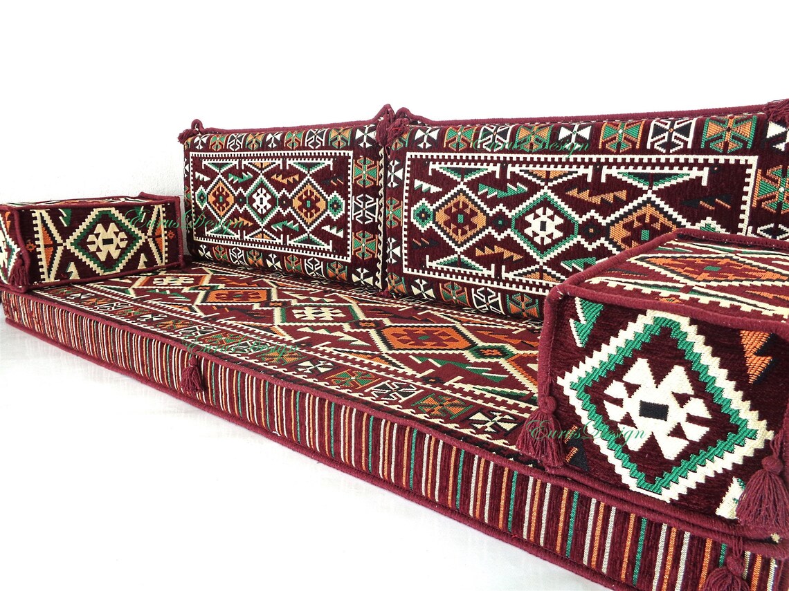 Arabic Style Majlis Floor Sofa Set Floor Couch Oriental Etsy Ireland