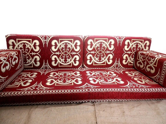 Arabic Style Majlis Floor Sofa Set Floor Couch Oriental Etsy