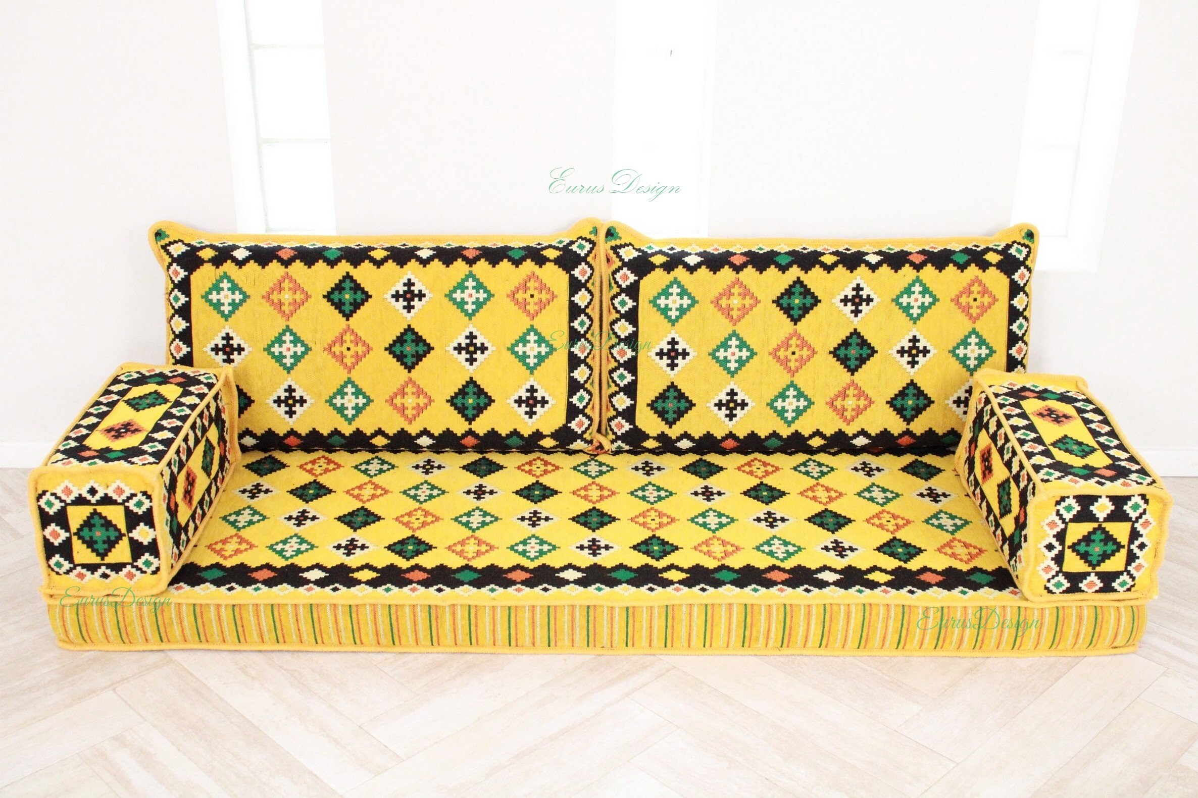 levenslang Cyberruimte Met bloed bevlekt Sofa Floor Couch Oriental Floor Seating Arabic Style Majlis - Etsy