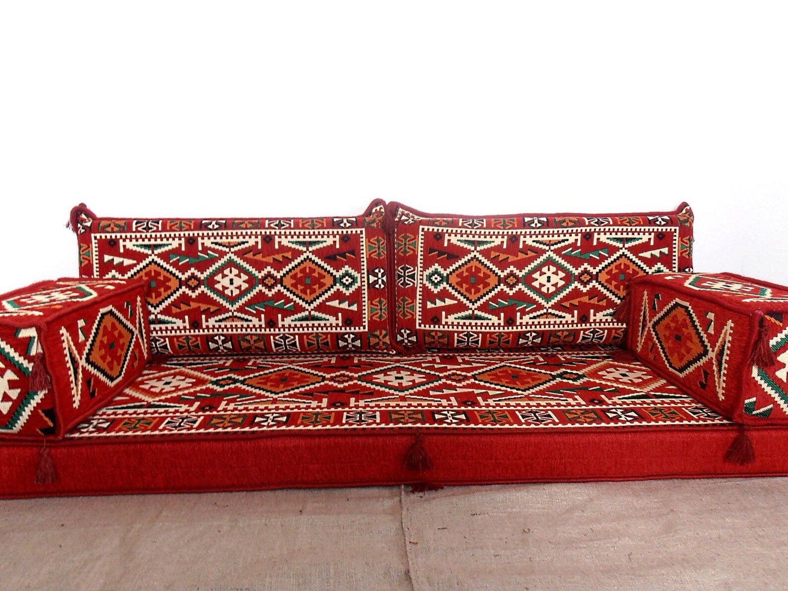 Arabic style majlis floor sofa set floor couch oriental Etsy