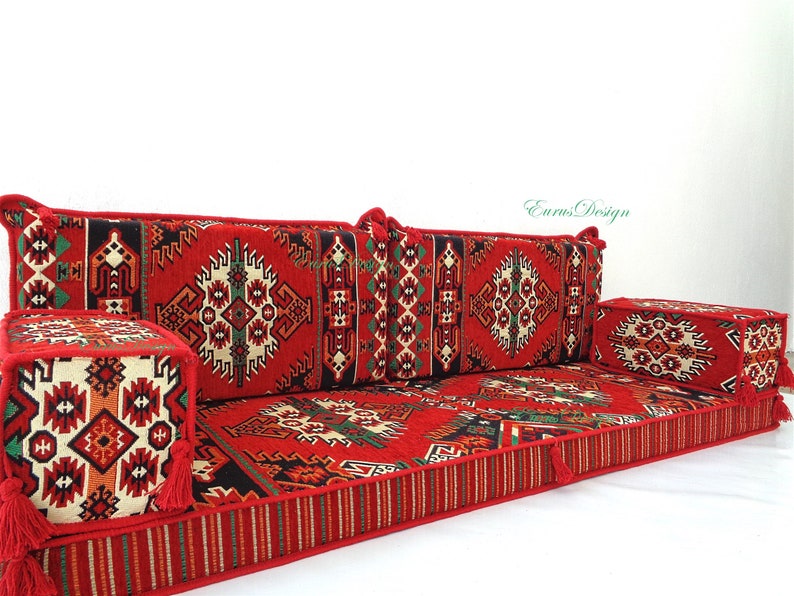ethnic sofa,bohemian furniture,living room sofa,floor seating Oriental floor seating sofa floor couch Arabic style majlis floor sofa set
