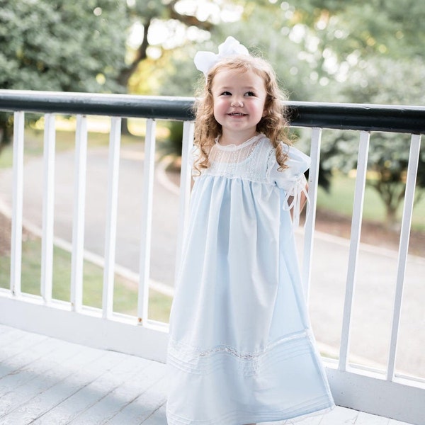 KIDS MINI SHIRT DRESS 4-10 IN HONOUR OF HEIRLOOMS
