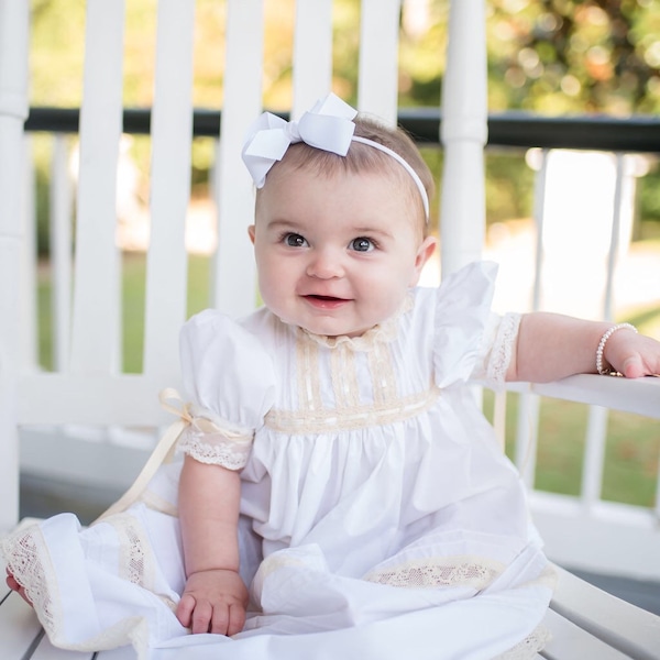 The Duchess Heirloom Dress in White