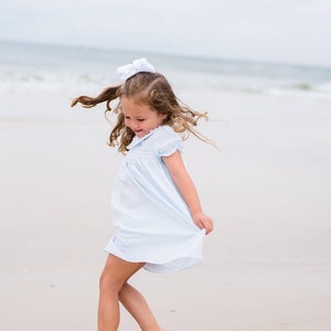 Bless Your Heart Smocked Blue Dress